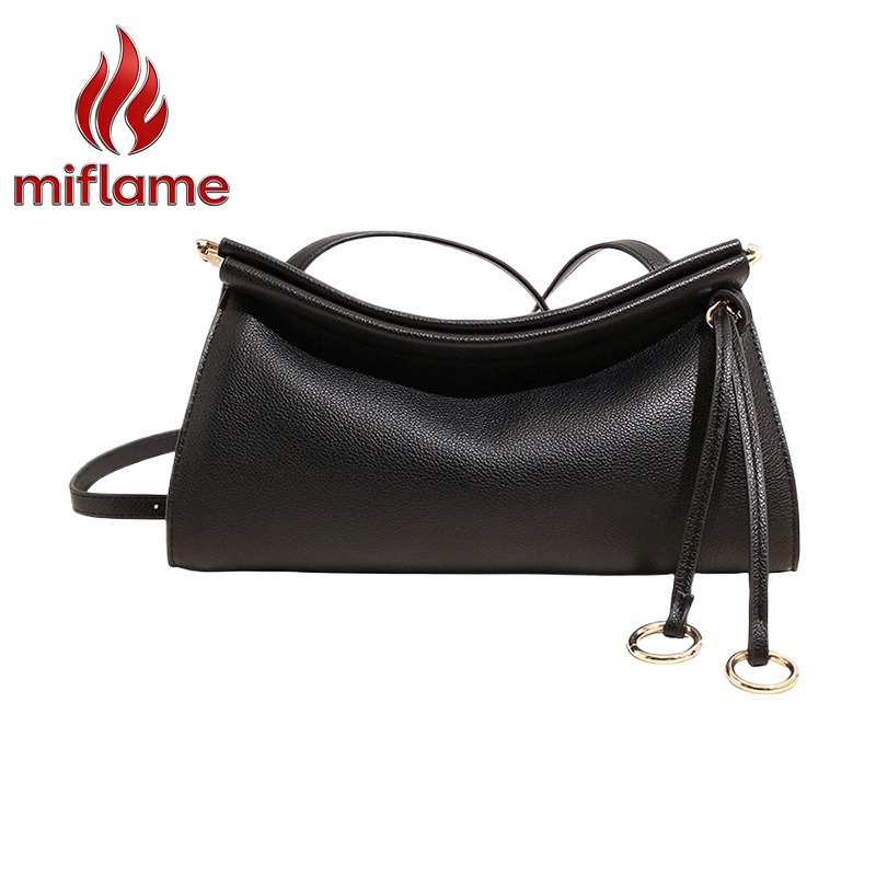 Structured Handbag Work - حقيبة كتف جلدية كلاسيكية بتصميم أنيق