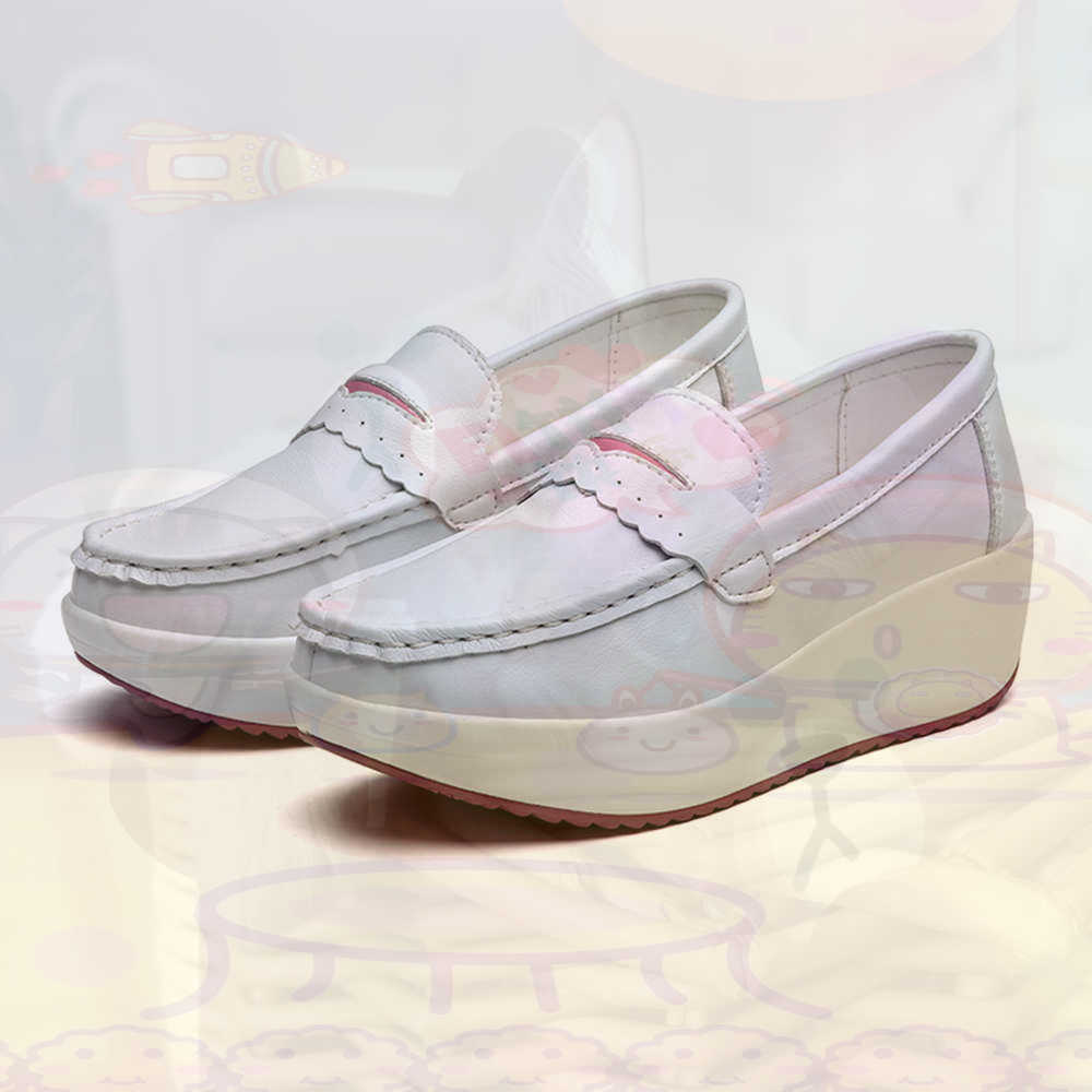Women Formal Wear Footwear - منصة الشتاء الوردي أحذية رياضية تنس
