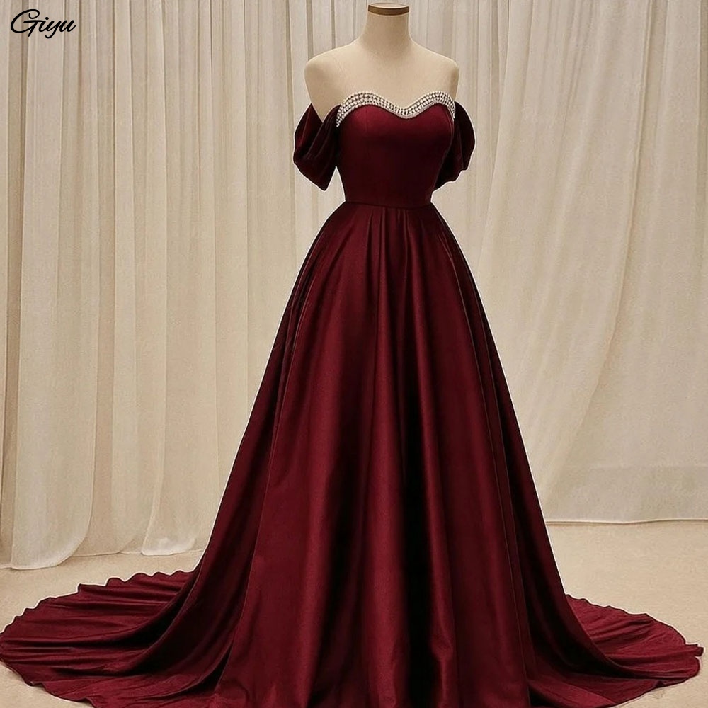 Women'S Formal Dinner Wear - فساتين حفلات نسائية بنية اللون من