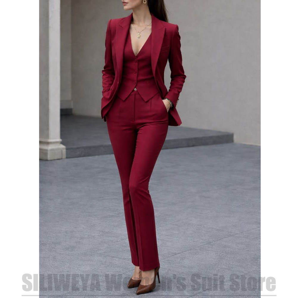 Women Formal Wear Outfits - طقم بدلة نسائية من 3 قطع: