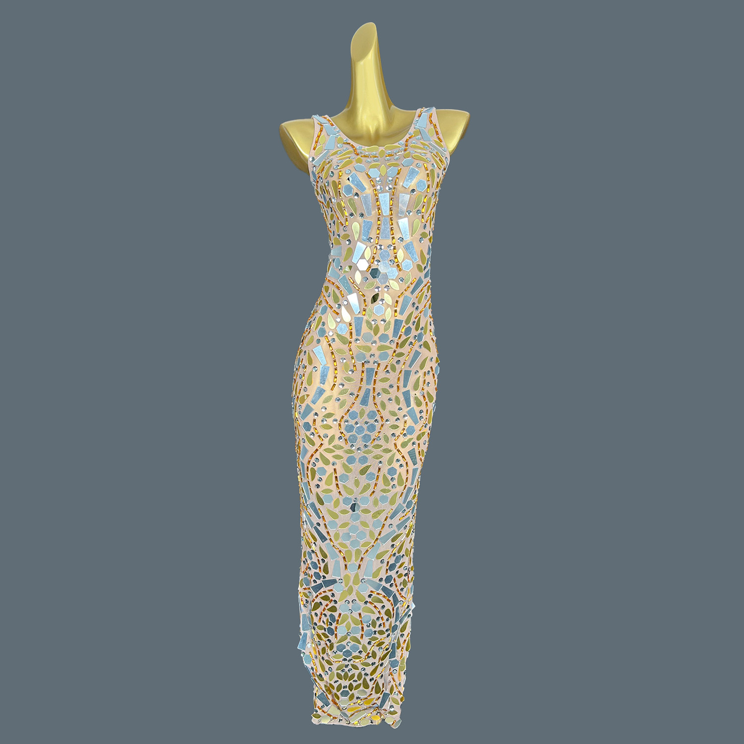 Women'S Formal Dinner Wear - فستان طويل أنيق للسيدات الشابات، مصنوع