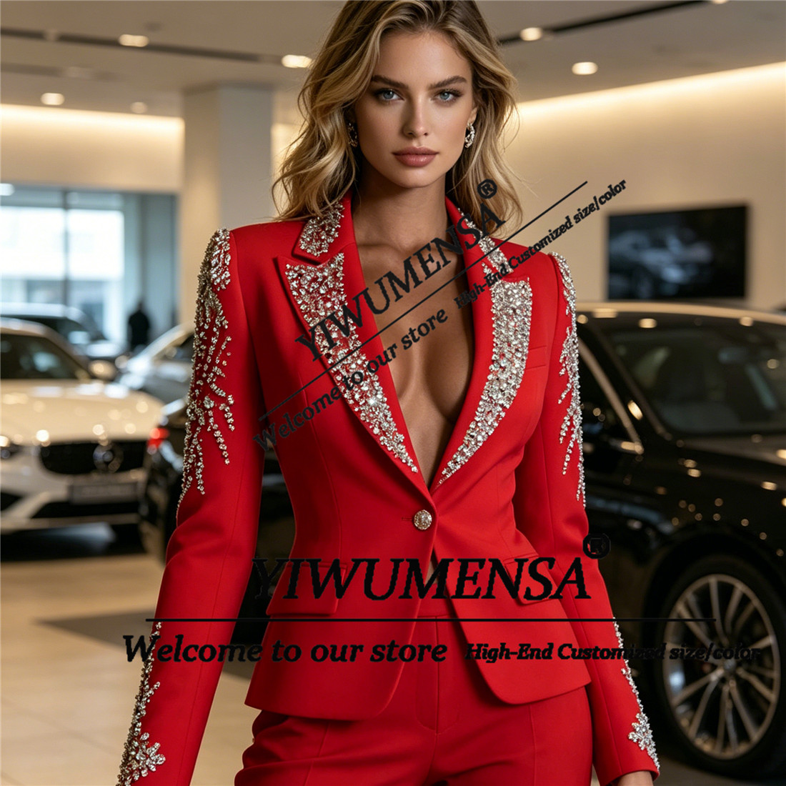بدلات نسائية فاخرة من قطعتين م - مراجعة Women Formal Wear Outfits وسعره