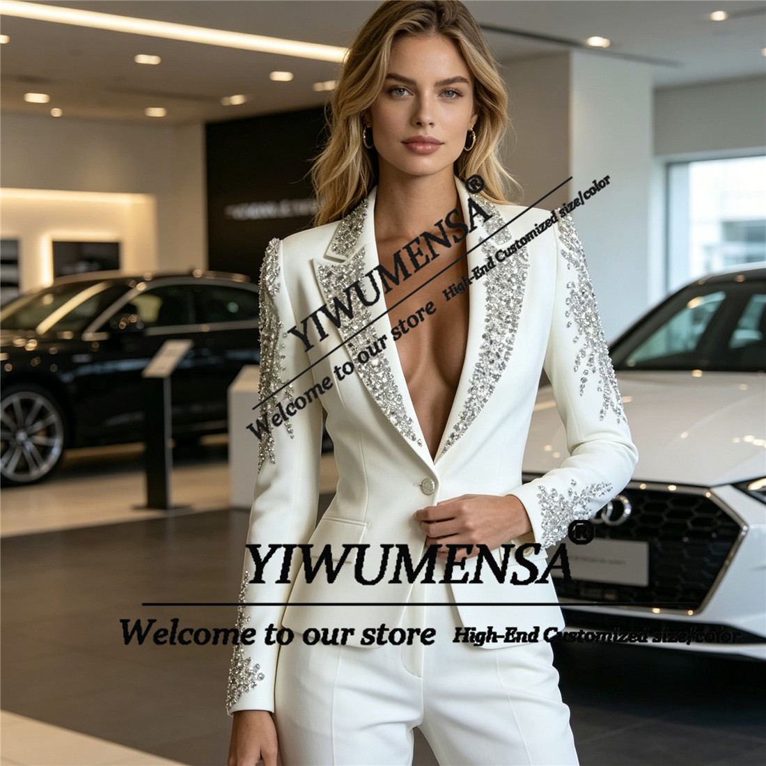 بدلات نسائية فاخرة من قطعتين م - مراجعة Women Formal Wear Outfits وسعره
