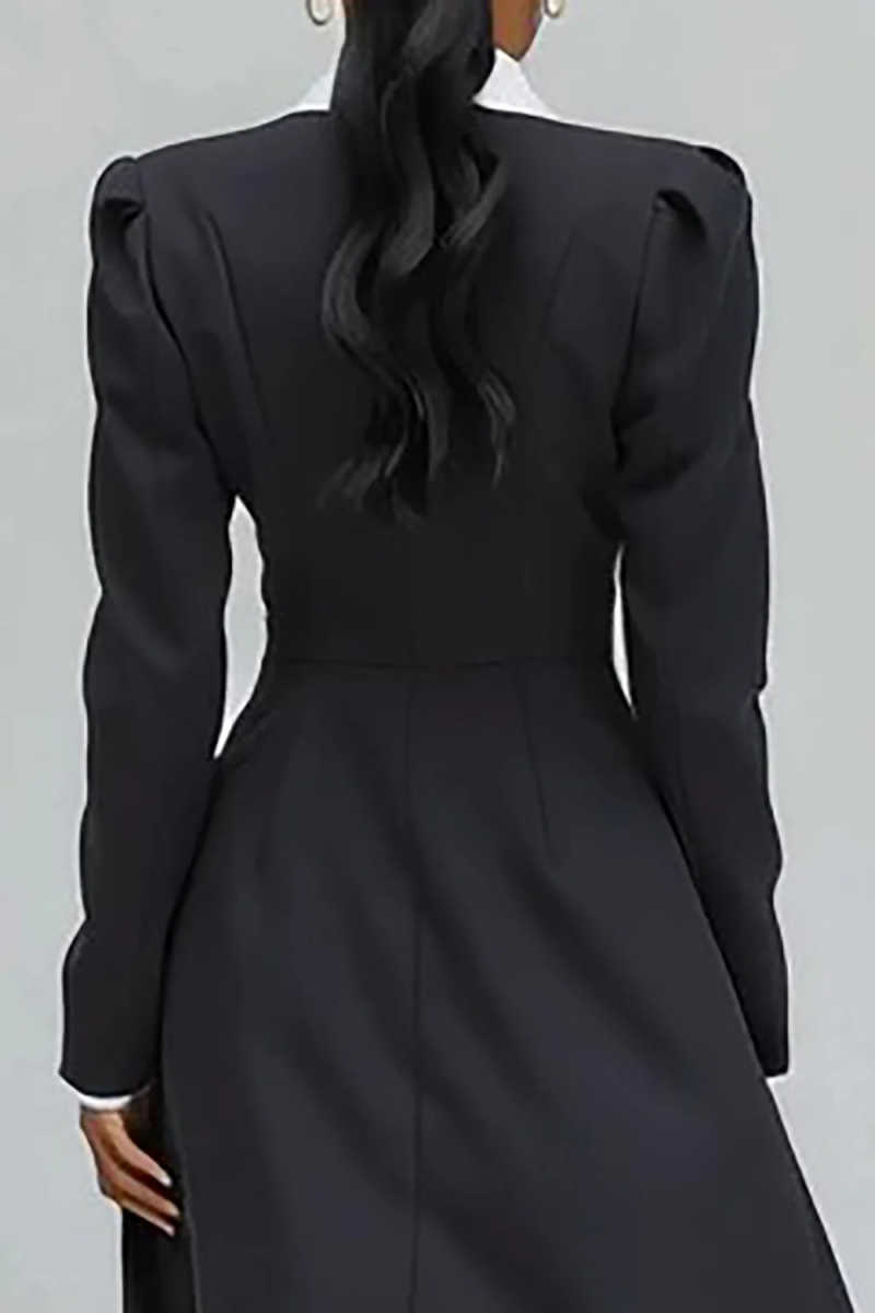 سترة نسائية طويلة بقصة A-line، - مراجعة Women Formal Party Wear Dress وسعره