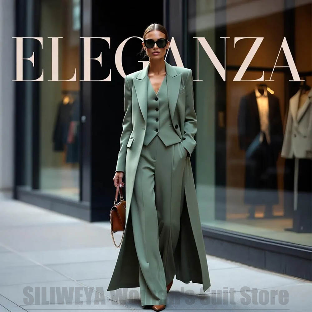 طقم بدلة نسائية أنيق من ثلاث ق - مراجعة Women Formal Wear Outfits وسعره