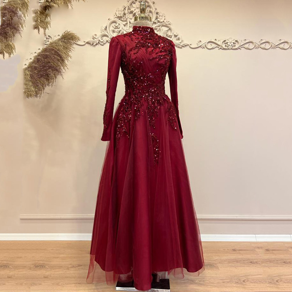 فستان حفلة موسيقية نسائي مطرز  - مراجعة Women Formal Party Wear Dress وسعره