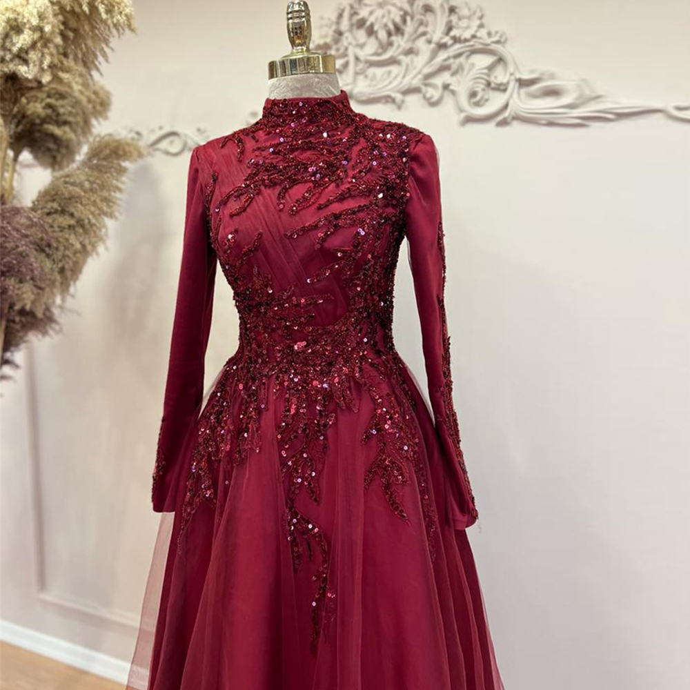 فستان حفلة موسيقية نسائي مطرز  - مراجعة Women Formal Party Wear Dress وسعره