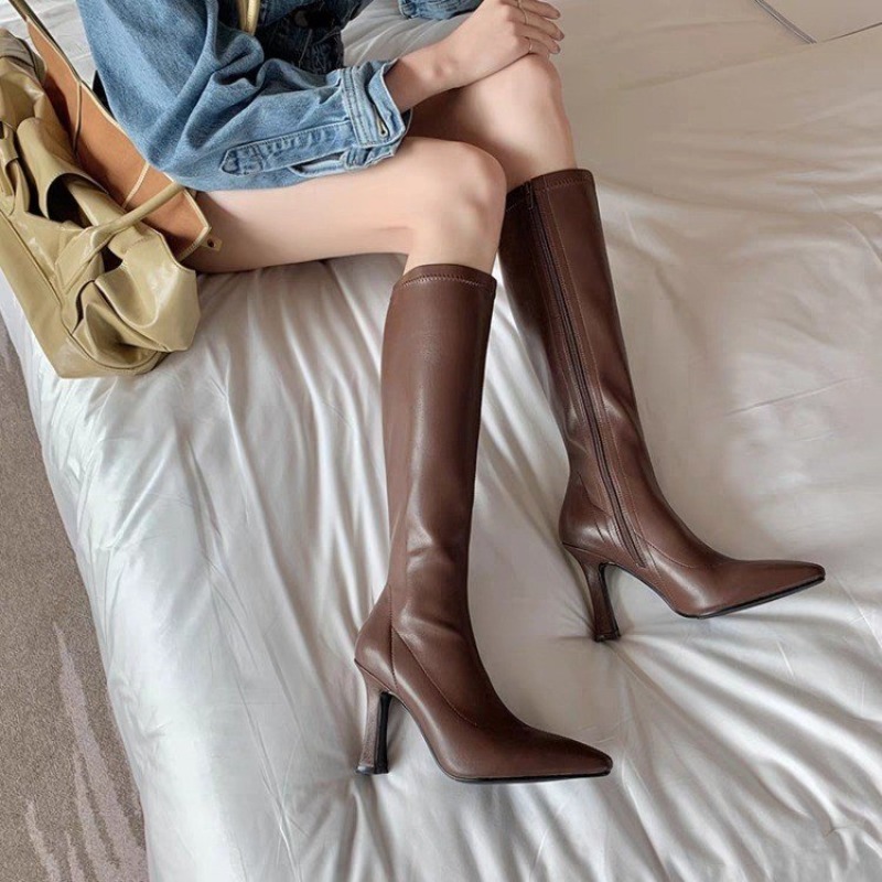 أحذية نسائية طويلة حتى الركبة  - مراجعة Women Formal Wear Footwear وسعره
