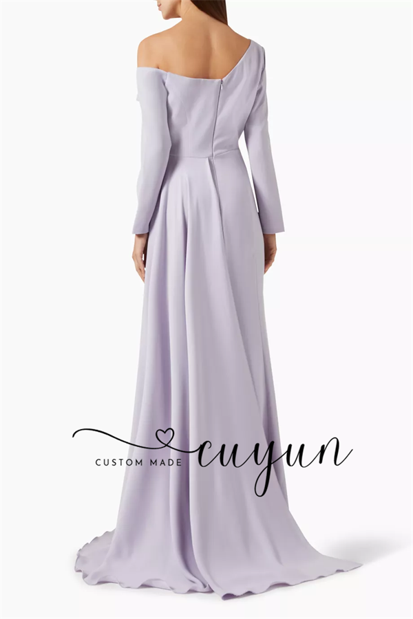 CUYUN مخصص كتف واحد أنيق ثوب م - مراجعة Women'S Formal Dinner Wear وسعره