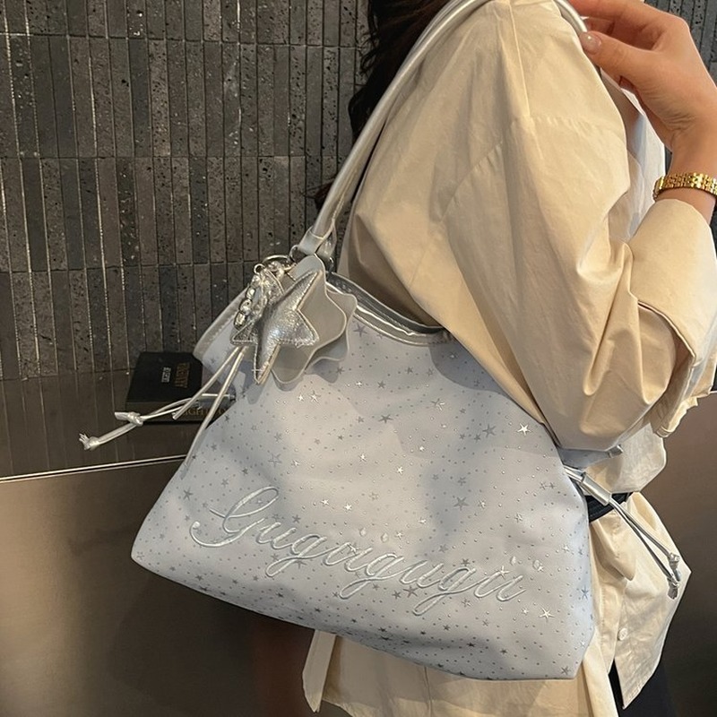 حقيبة كتف نسائية بنمط النجوم،  - مراجعة Structured Handbag Work وسعره