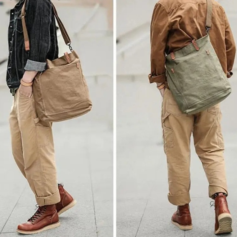 حقيبة يد من القماش والجلد للرج - مراجعة Structured Handbag Work وسعره