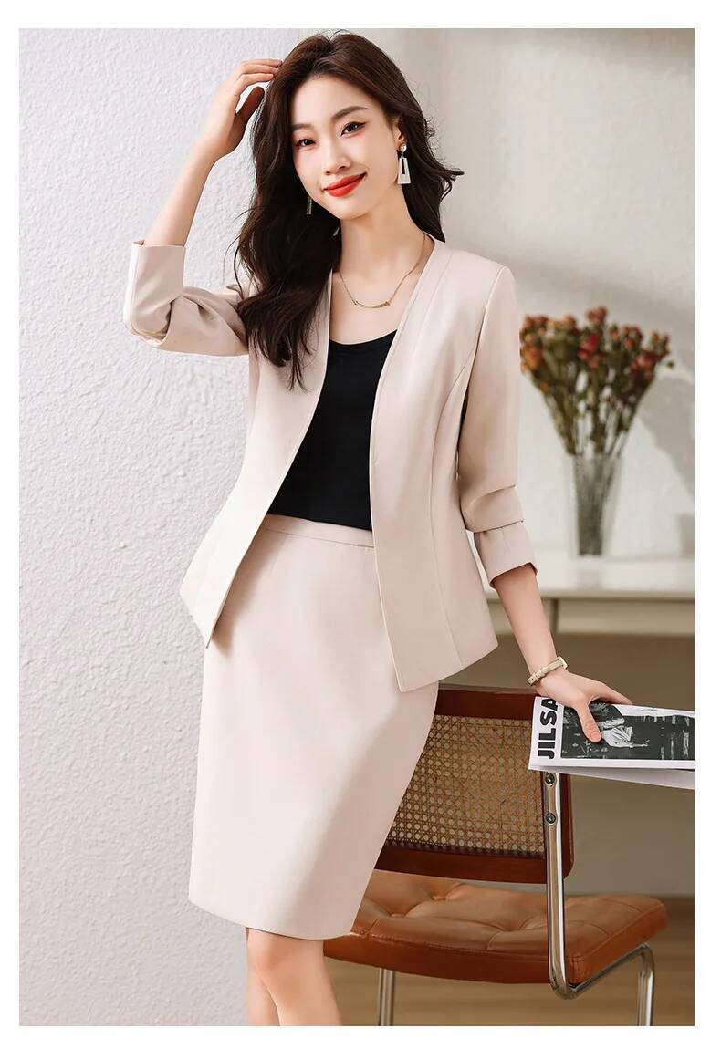 بدلات عمل نسائية رسمية مع تنور - مراجعة Women Formal Wear Outfits وسعره