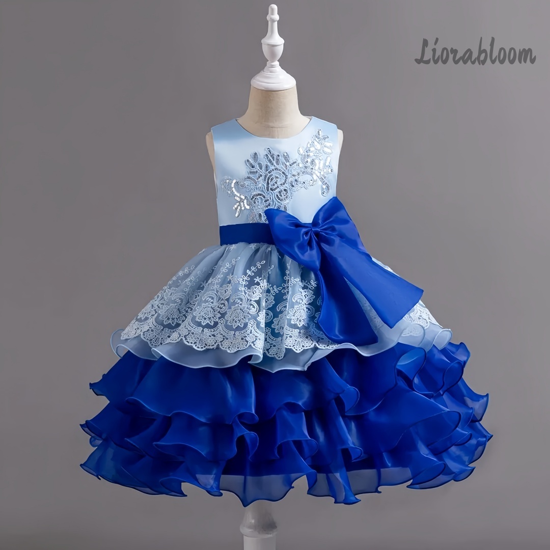 فستان بناتي أنيق بدون أكمام بف - مراجعة Women Formal Party Wear Dress وسعره