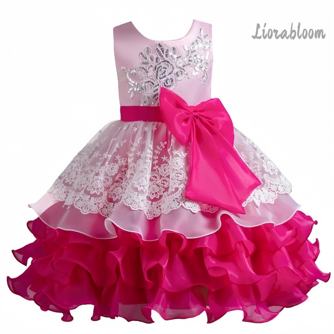 فستان بناتي أنيق بدون أكمام بف - مراجعة Women Formal Party Wear Dress وسعره