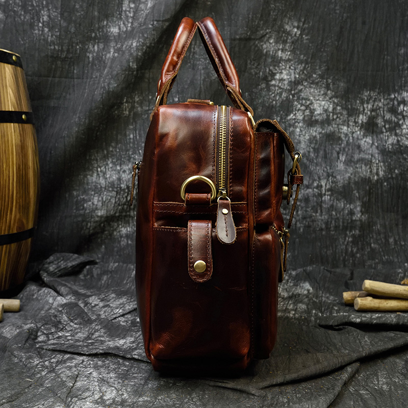 حقيبة رجالي صغيرة من الجلد الط - مراجعة Structured Handbag Work وسعره