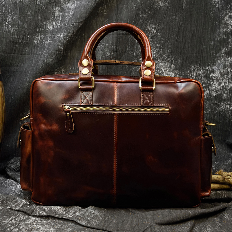 حقيبة رجالي صغيرة من الجلد الط - مراجعة Structured Handbag Work وسعره