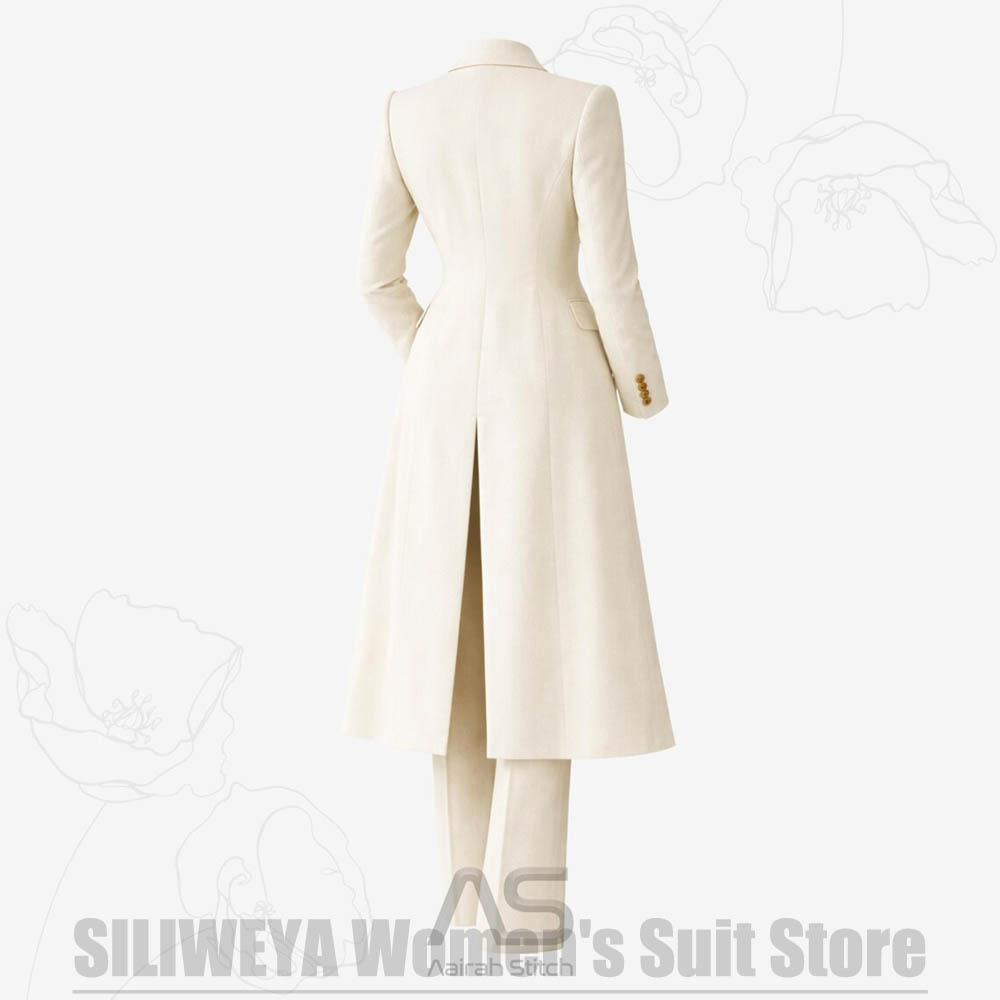 بدلة نسائية من 3 قطع معطف طويل - مراجعة Women Formal Wear Outfits وسعره